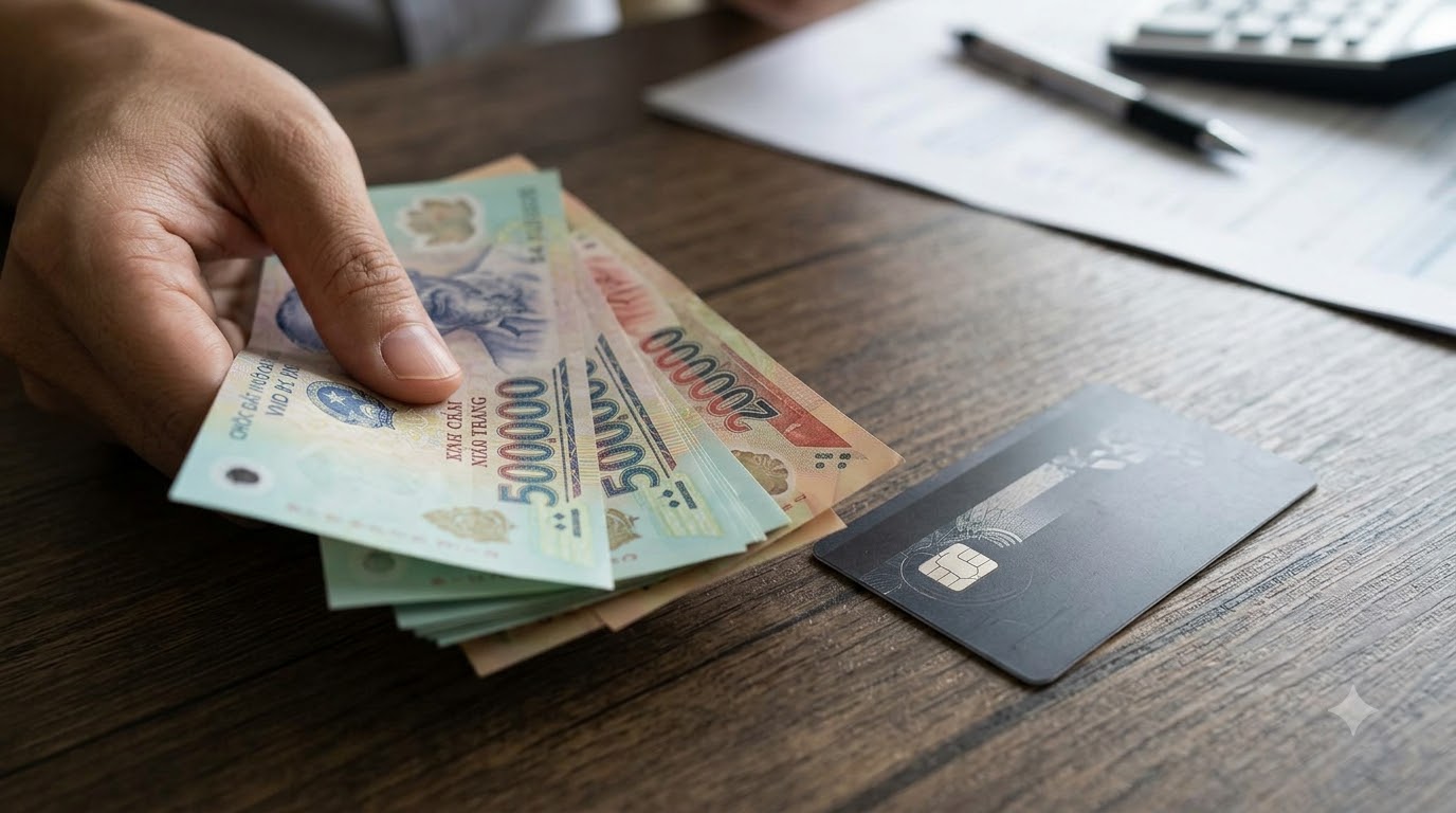 Công thức tách tiền gốc, phí rút tiền và lãi trong tổng khoản phải trả